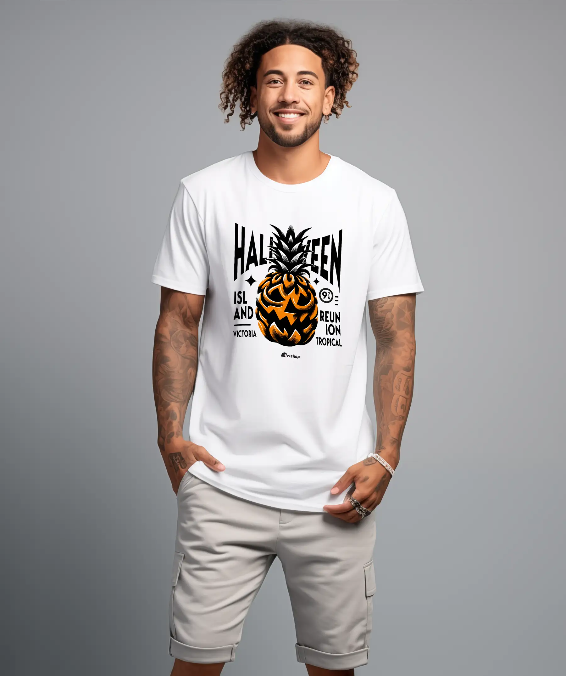 T-shirt Homme – Halloween Victoria – Qualité Premium Bio