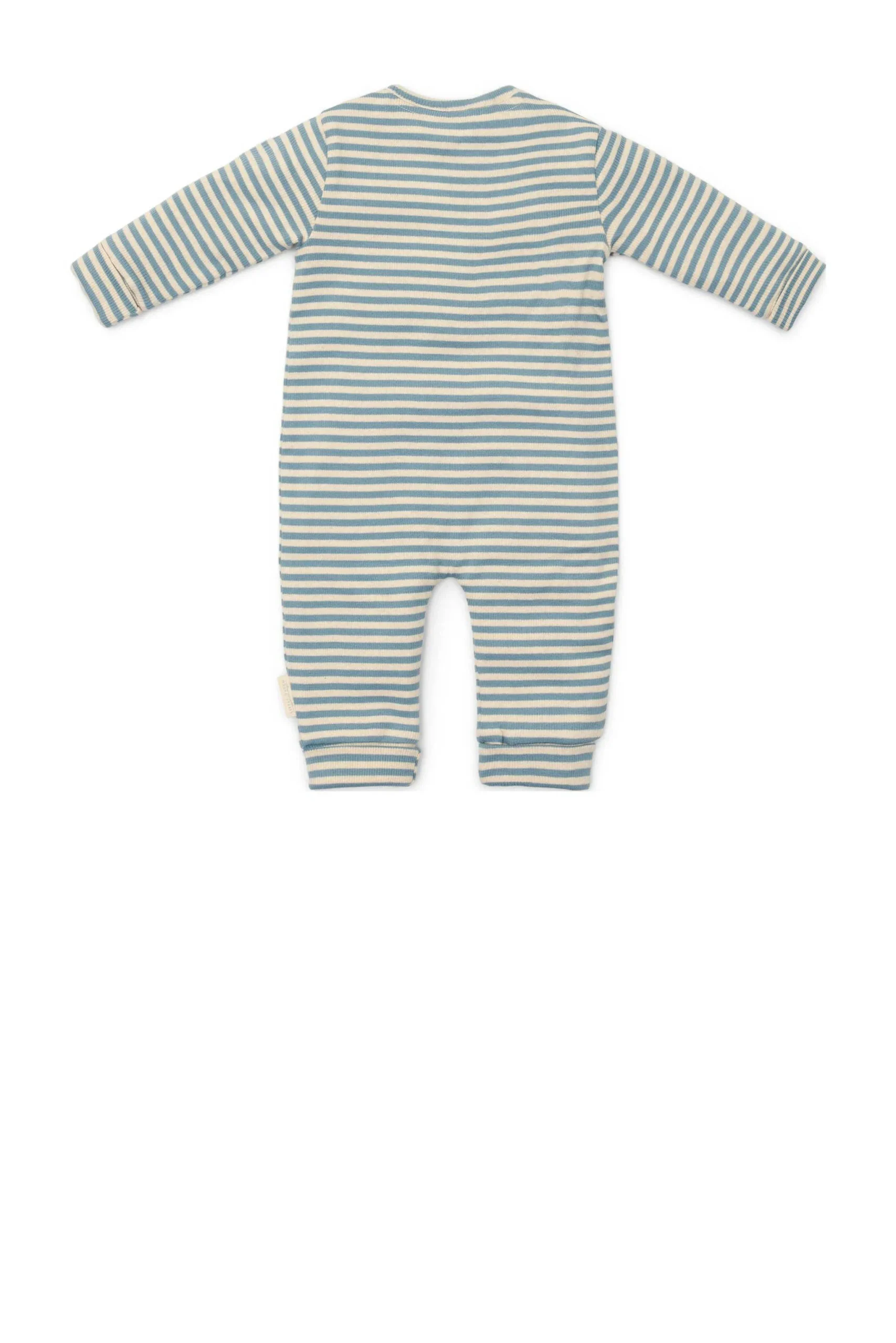 Little Dutch - Boxpak- Eendelige Pyjama - Stone Blue Stripe blauw – Image 3