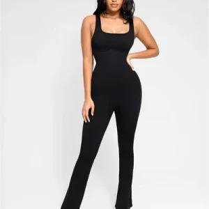 Combinaison évasée à contrôle du ventre bas