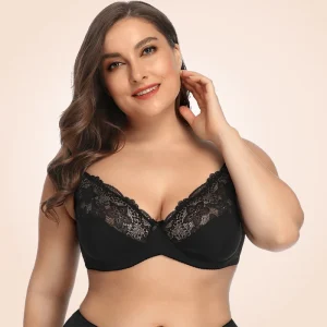Soutien-gorge En Dentelle Grande Taille À Bonnets Confortables
