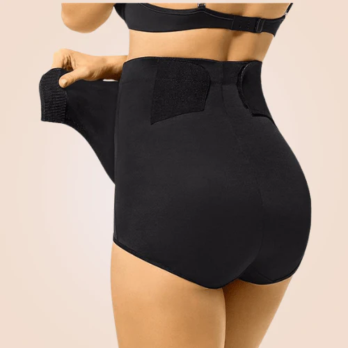Culotte Abdominale Post-partum À Compression Ferme Et À Velcro Ajustable – Image 8