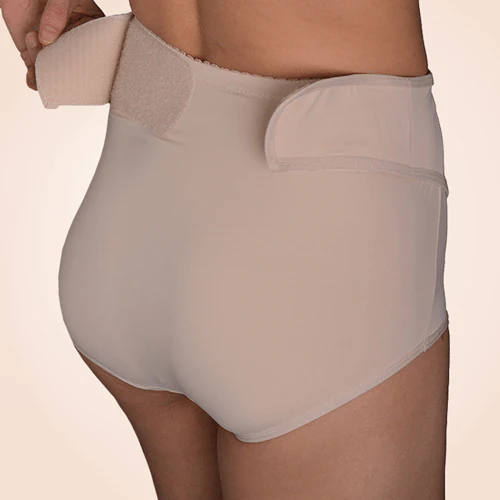 Culotte Abdominale Post-partum À Compression Ferme Et À Velcro Ajustable – Image 3