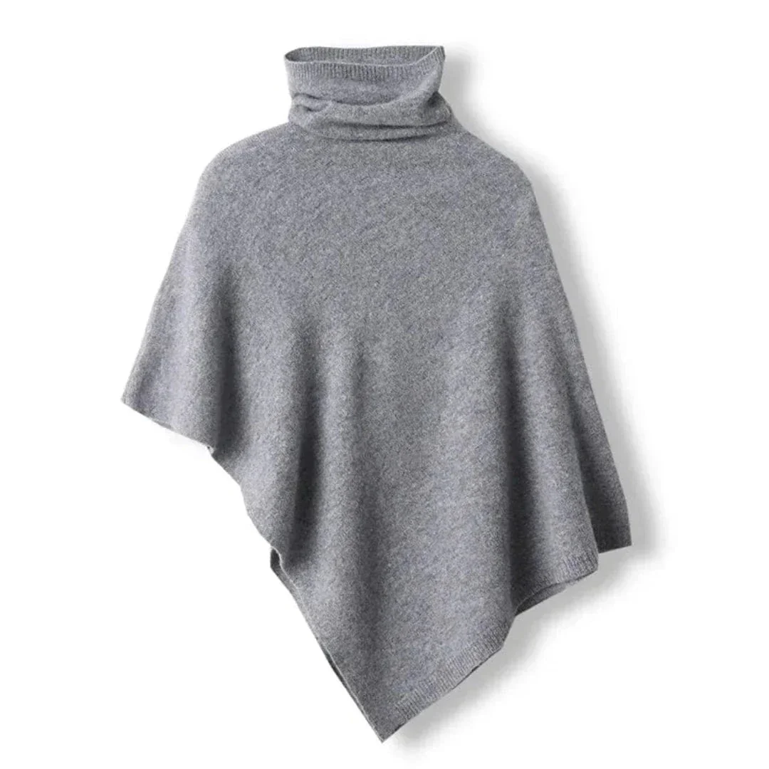 Poncho élégant pour femmes avec coupe asymétrique – Image 6