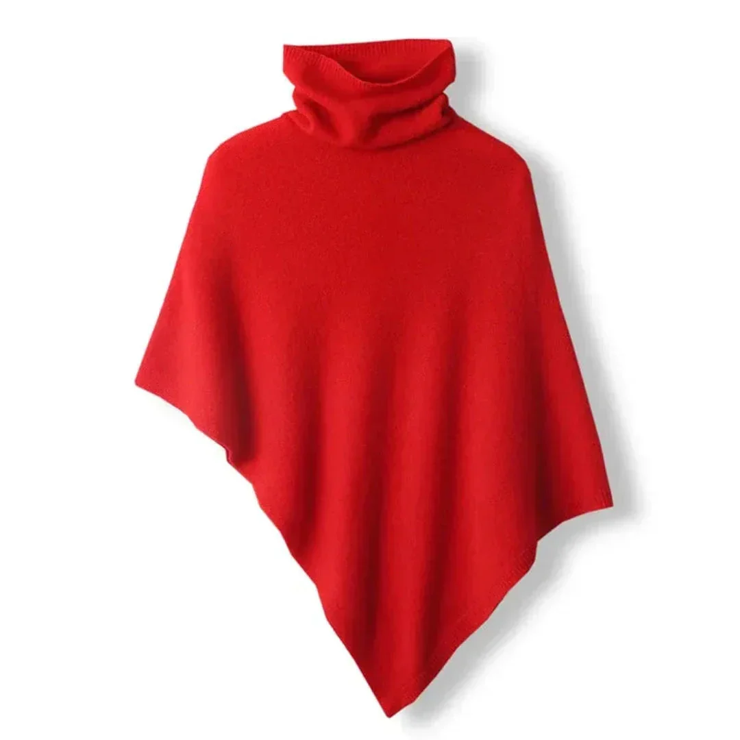 Poncho élégant pour femmes avec coupe asymétrique – Image 5