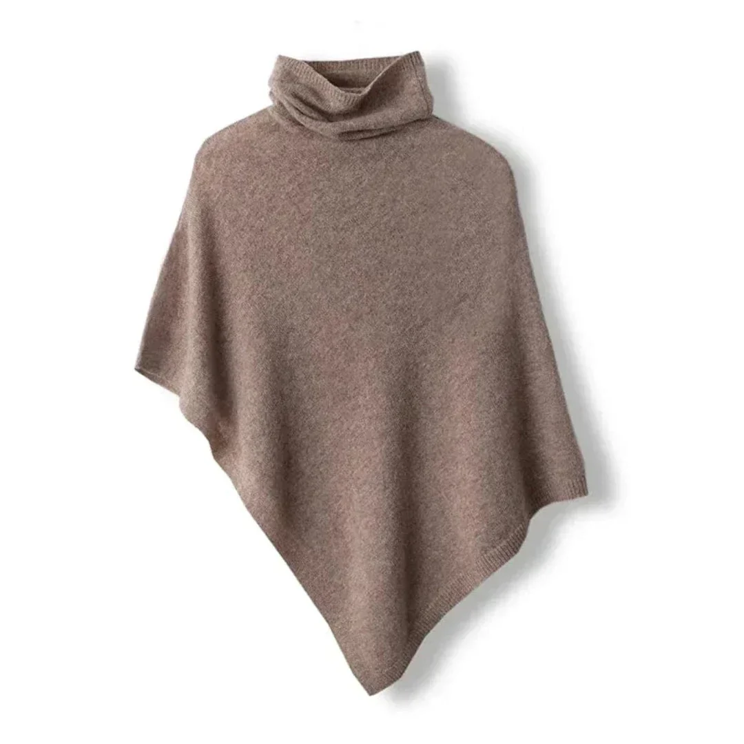 Poncho élégant pour femmes avec coupe asymétrique – Image 4