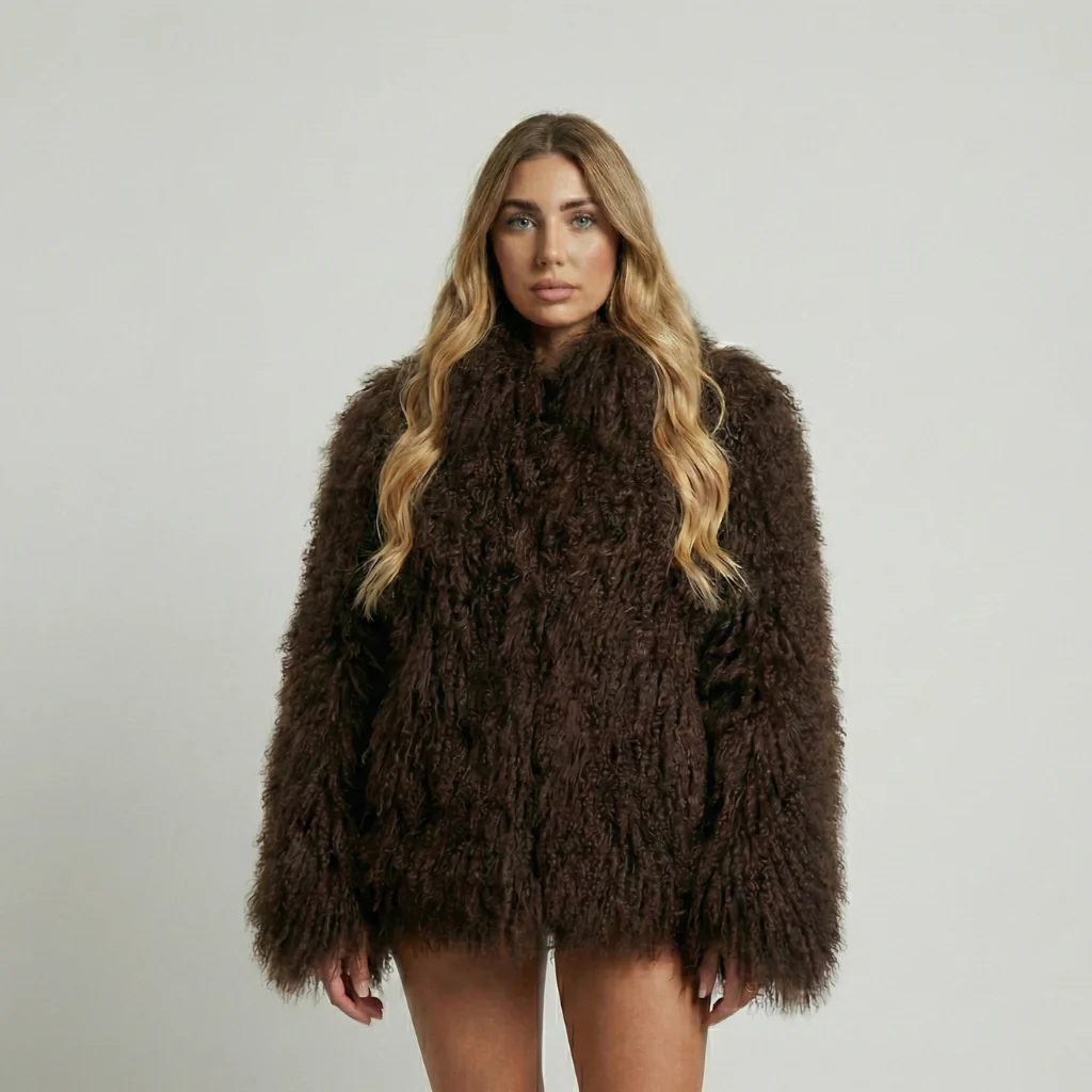 Manteau femme chic à texture douce et enveloppante – Image 2