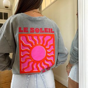Sweat Soleil Gris