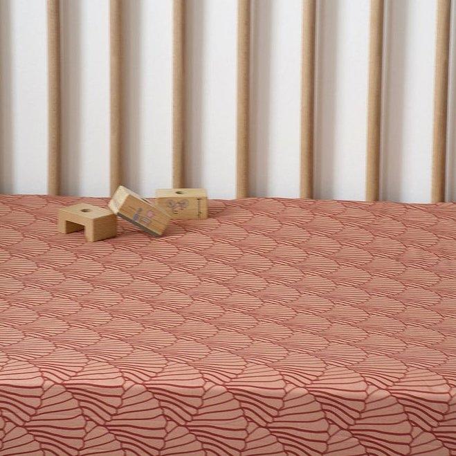 Swedish Linens - Jr. Bed Ledikant Hoeslaken Seashells (70x160cm) – Image 9
