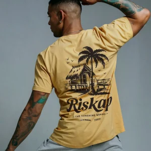 T-shirt Homme – Beach House – Coton Bio Premium