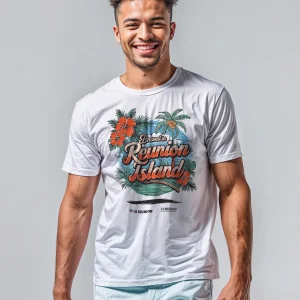 T-shirt Homme – Brewed in Reunion Island – Qualité Premium Bio