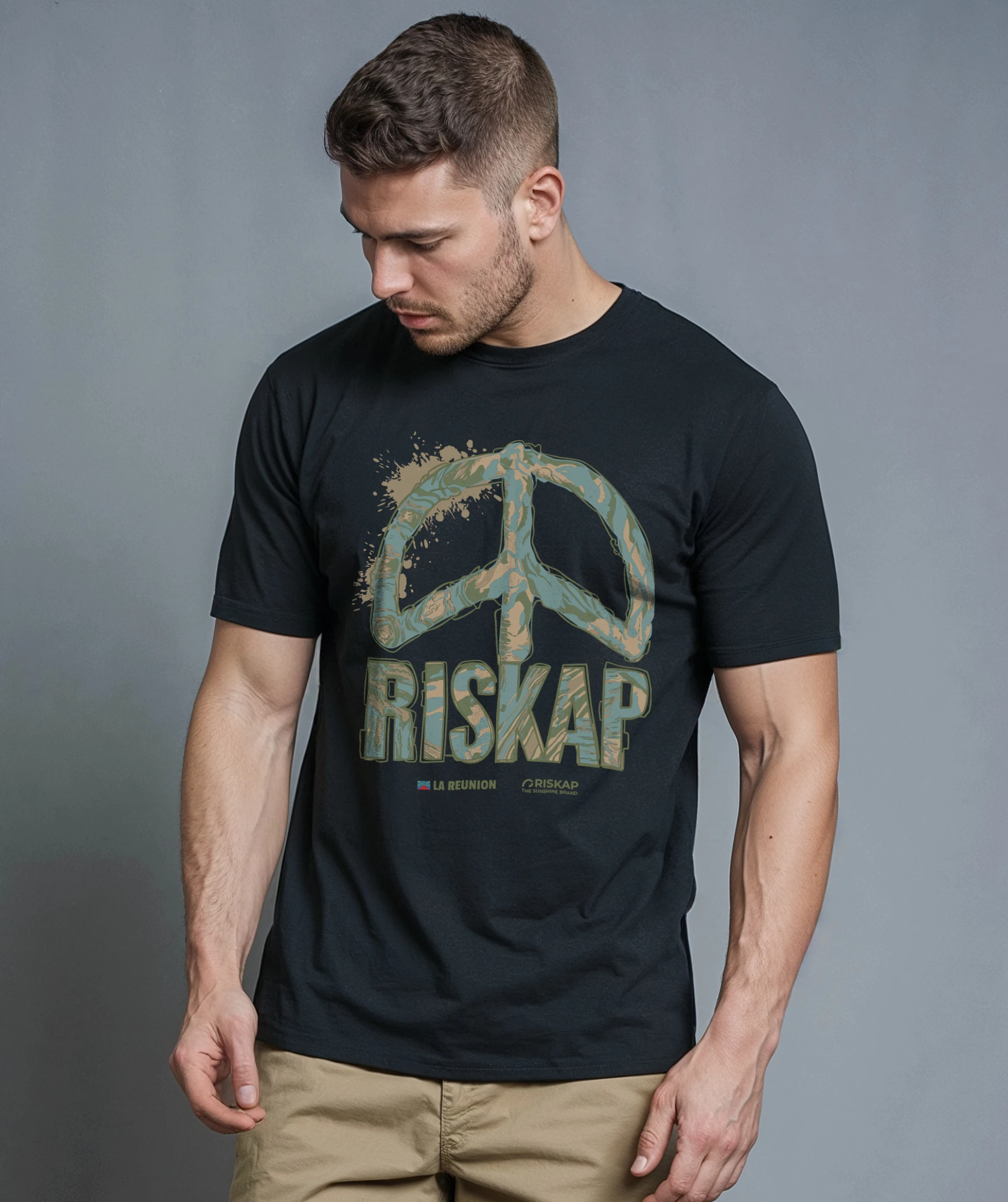 T-shirt Homme – Peace – Coton Bio Premium