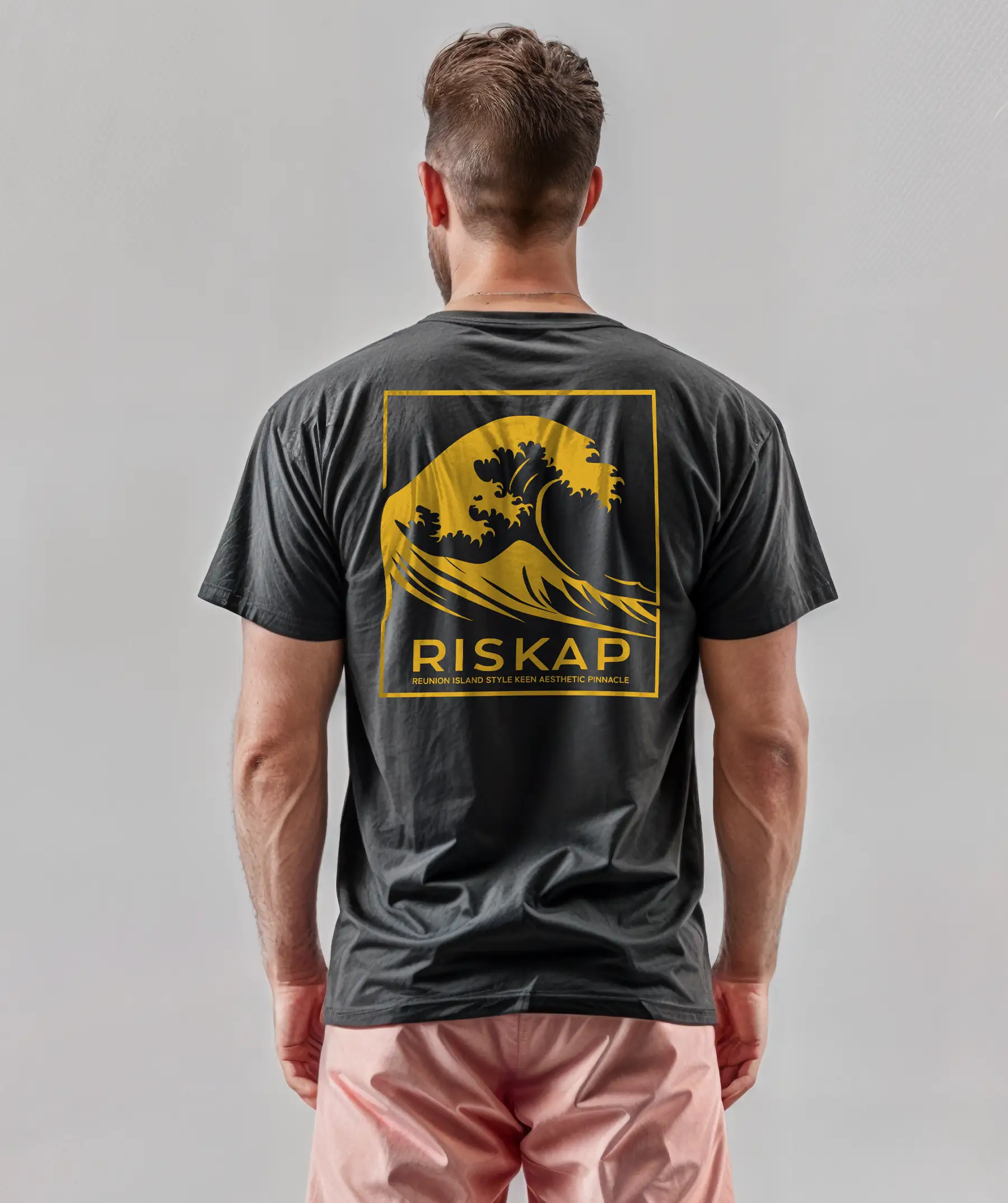 T-shirt Homme – Riskap Wave – Qualité Premium Bio