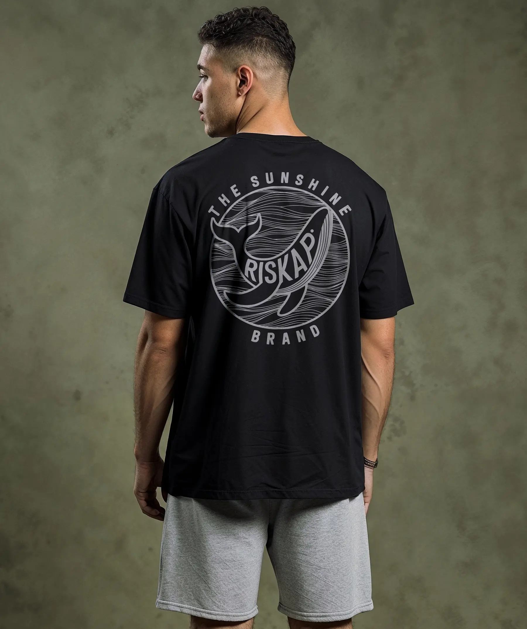 T-shirt Homme – Sunshine Whale – Coton Bio Premium