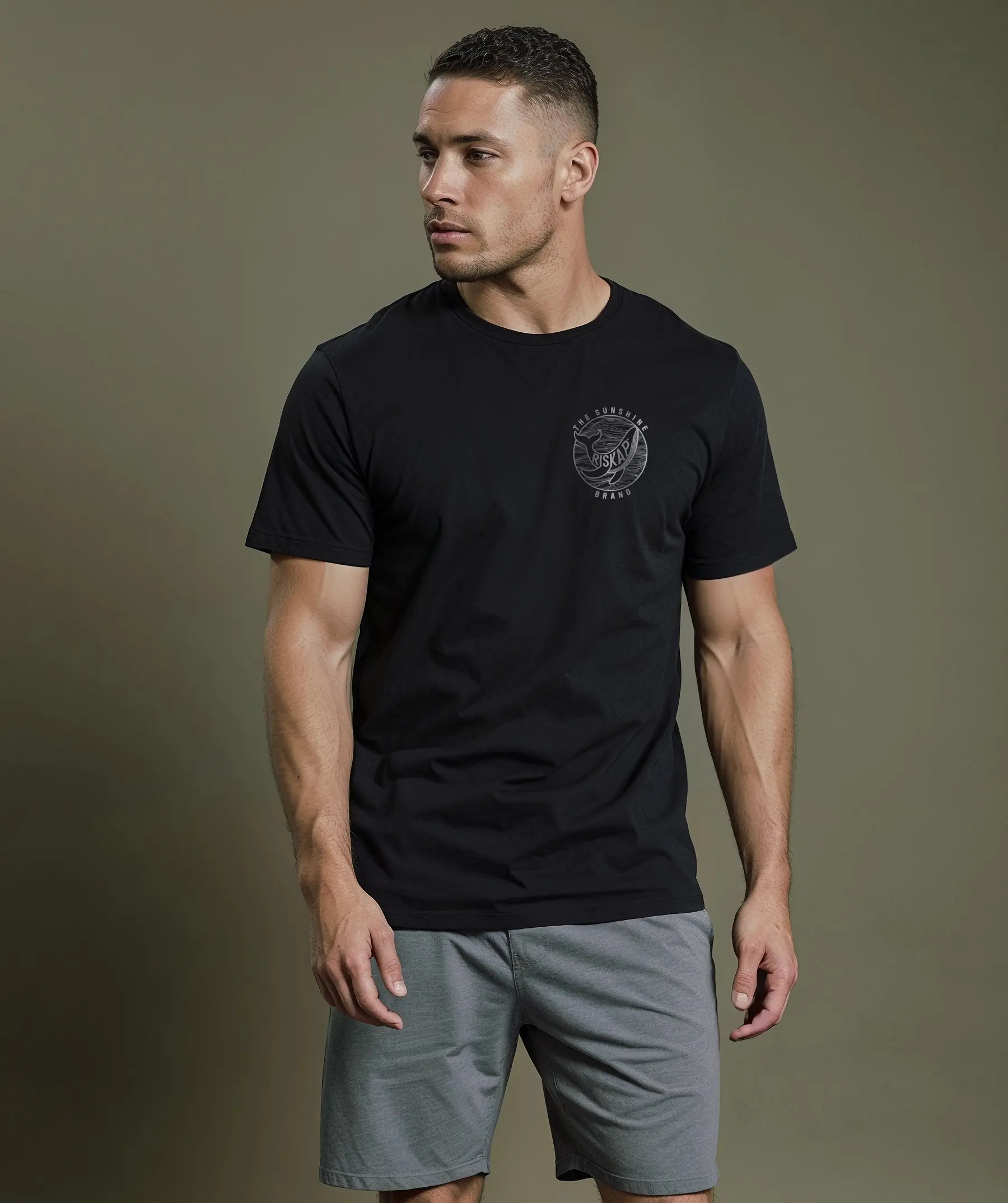 T-shirt Homme – Sunshine Whale – Coton Bio Premium – Image 3