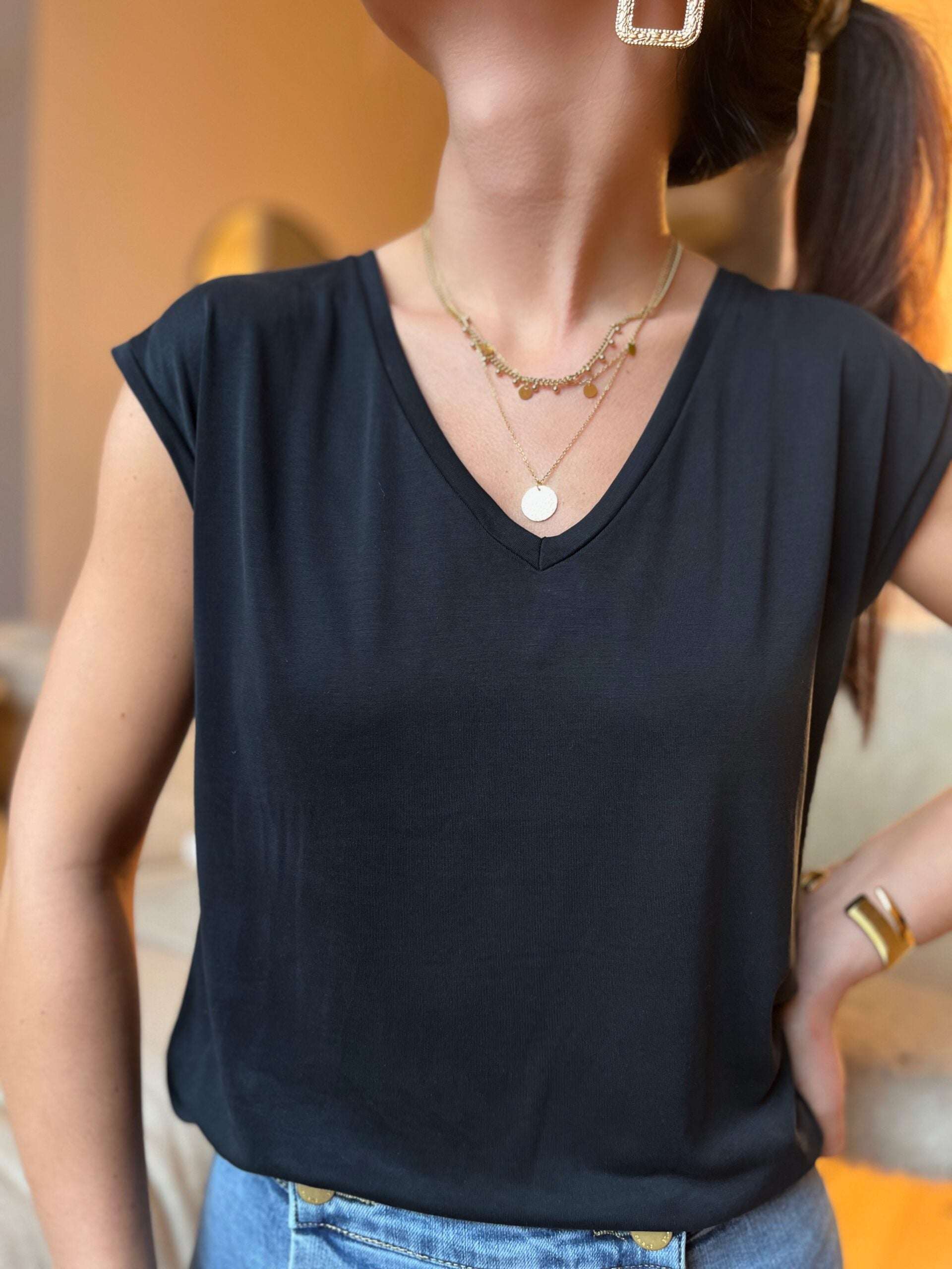 T-shirt Juliette Noir – Image 3