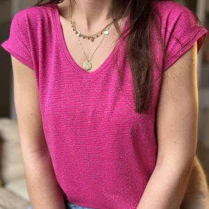 T-shirt Milo Fuchsia