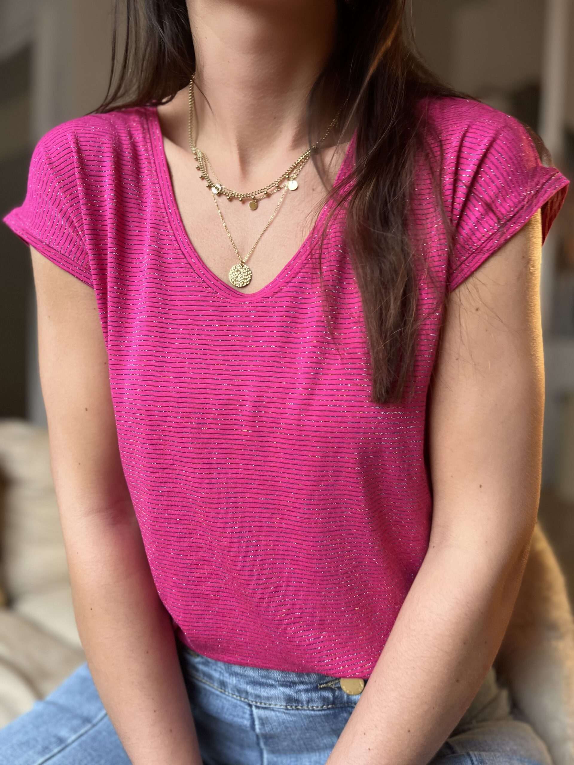 T-shirt Milo Fuchsia – Image 2