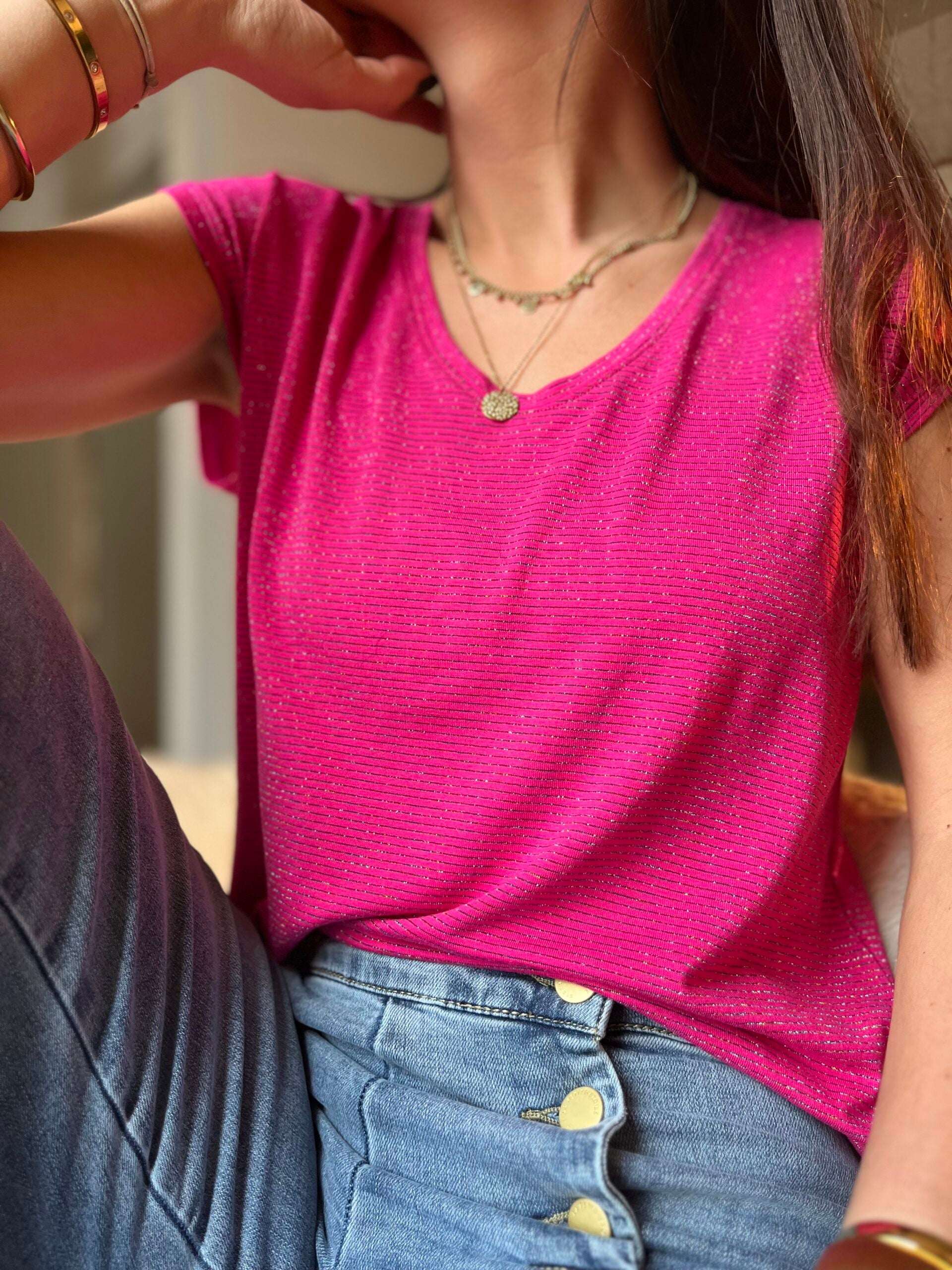 T-shirt Milo Fuchsia – Image 4