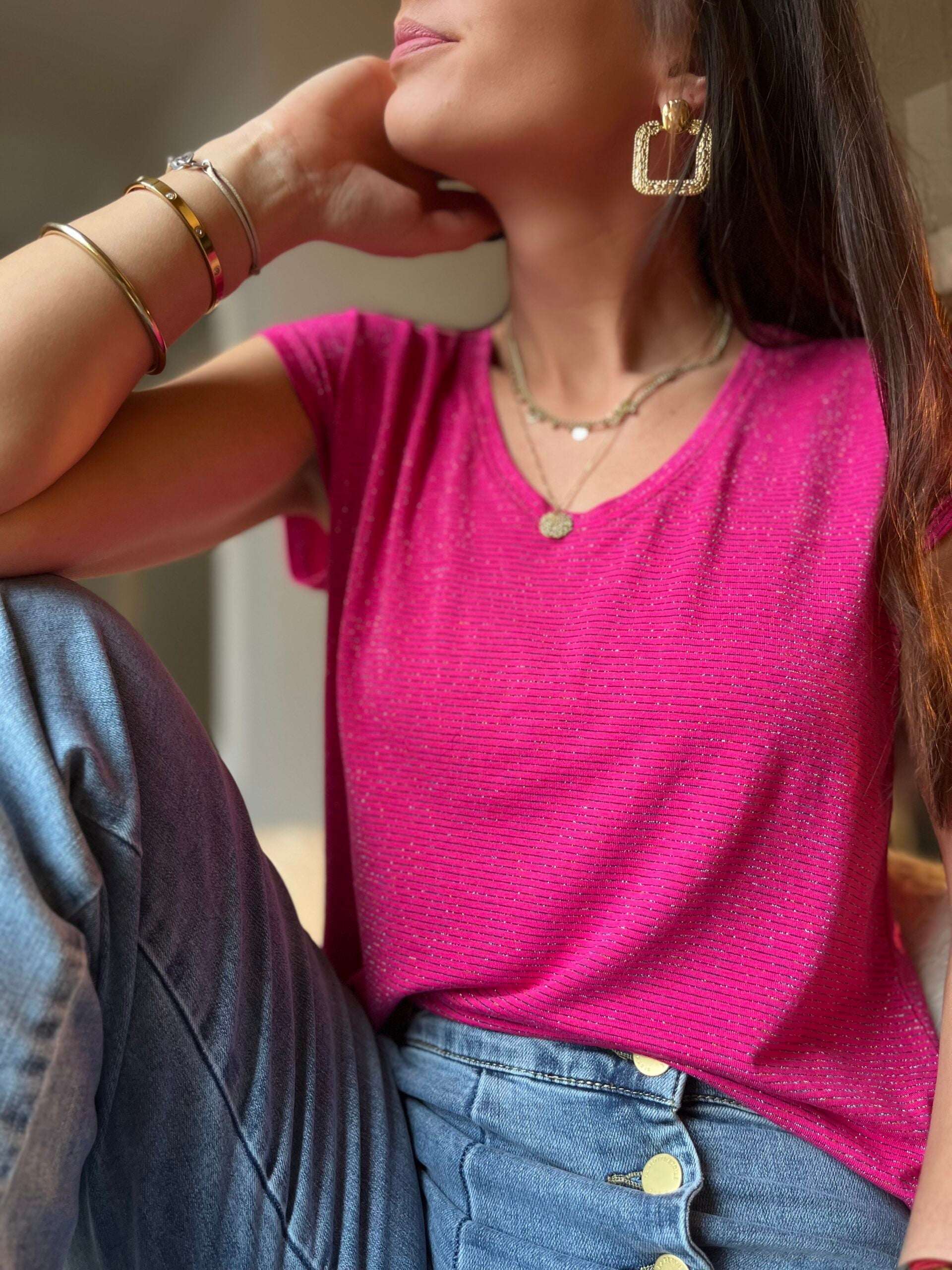 T-shirt Milo Fuchsia – Image 3