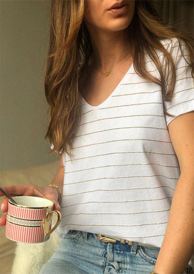 T-shirt Malo Ecru – Image 7