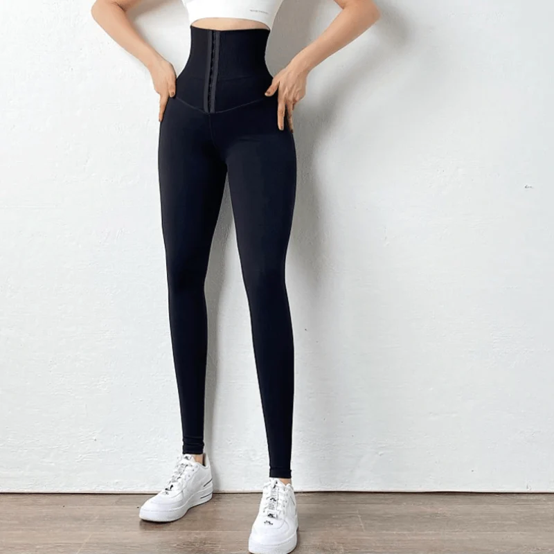 Leggings De Sport Taille Haute Avec Contrôle Du Ventre Pour Femmes – Image 5
