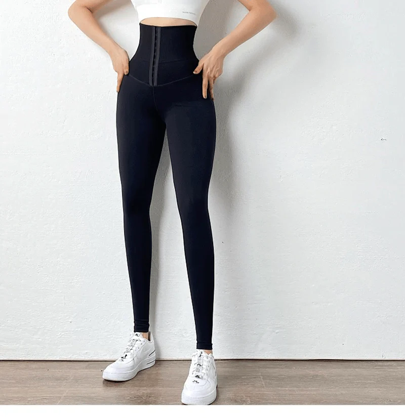 Leggings De Sport Taille Haute Avec Contrôle Du Ventre Pour Femmes