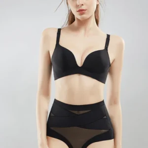 Slip Post-Partum Mince et Respirant à Taille Haute Pour Femmes