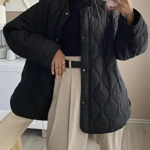Veste femme ample matelassée pour l'hiver