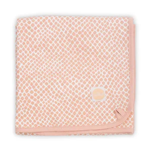 Jollein - Wiegdeken Jersey  | Snake Pale Pink