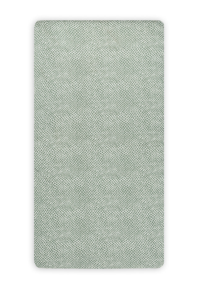 Jollein - Ledikant Hoeslaken Jersey | Snake Ash Green – Image 4