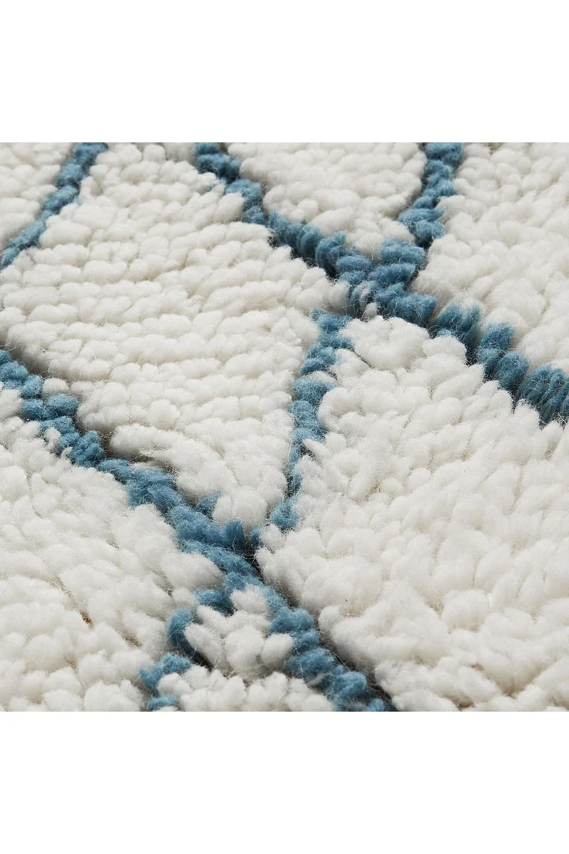 Cam Cam Copenhagen - Wollen Vloerkleed - Harlequin | Petrol – Image 3